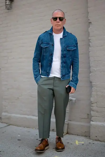The denim jacket should be outstanding in style, and the trousers should not be matched randomly. These 5 combinations are practical and not flattering to your body shape