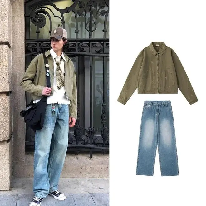 3 sets of jackets for boys in autumn, simple and handsome