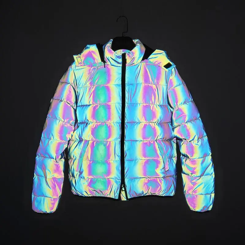 What is the reflective fabric of down jacket