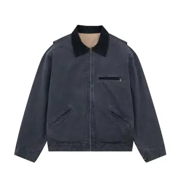 ZD washing fabric work jackets for men