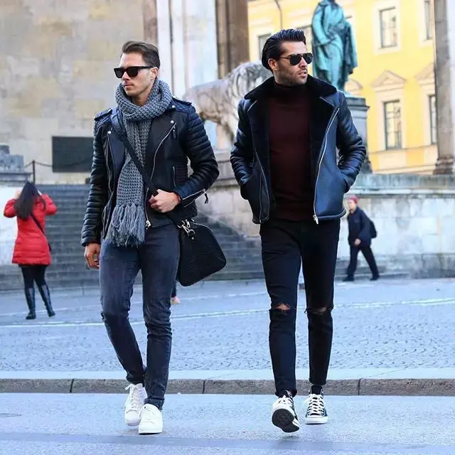 About N ways to match a leather jacket