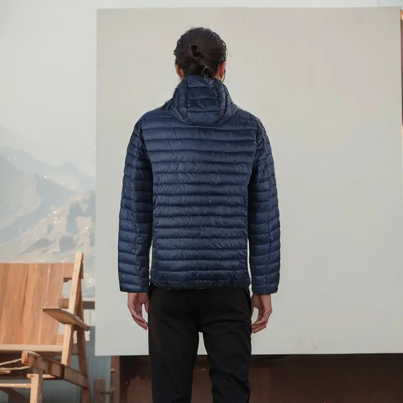 ZD lightweight Puffer Jacket Ultra Light down Coat for Men