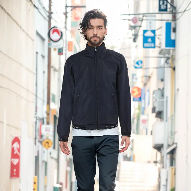 ZD Men's Casual Windproof Soft shell Work Jacket