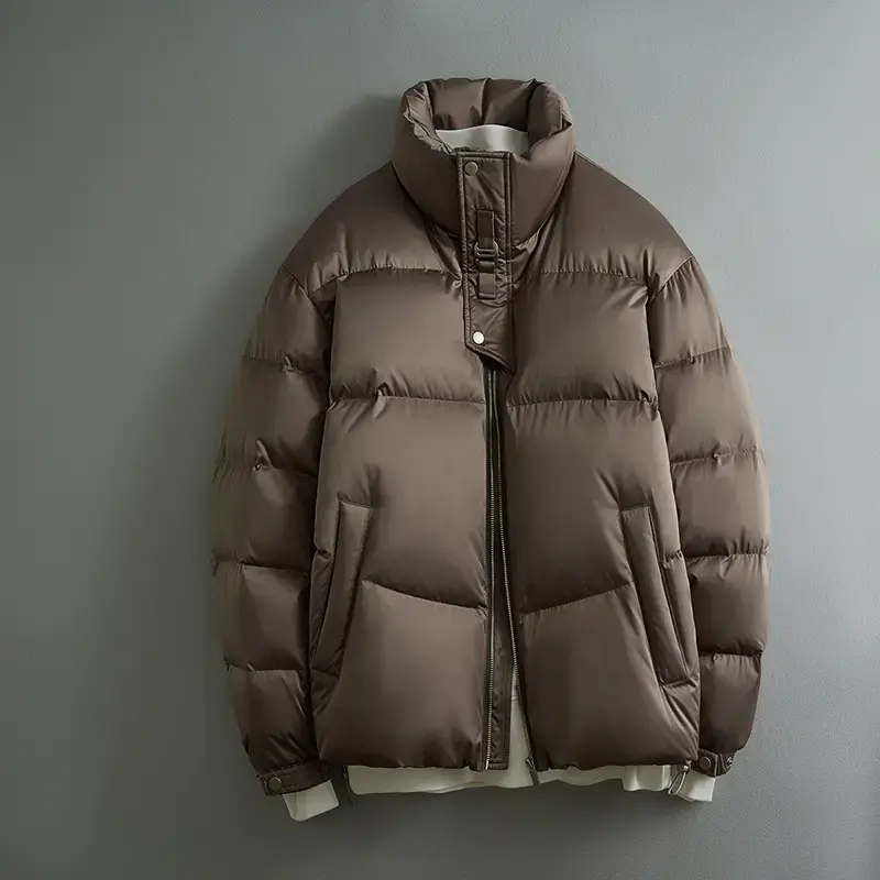 How to remove stained glossy down jacket?