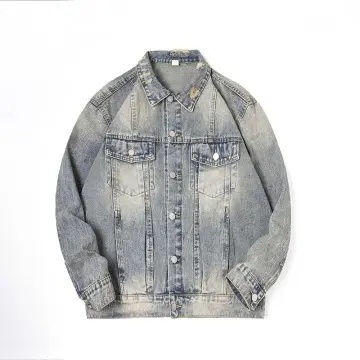 ZD single breasted oversized denim jacket
