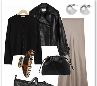 How can spring be without it 8 sets of leather jackets can be worn together to create a handsome girl style, which is both sassy and elegant