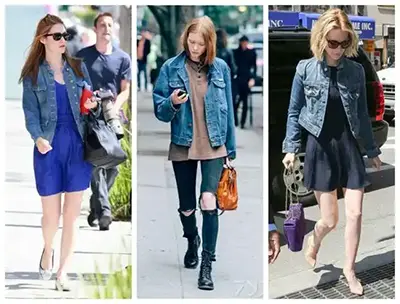 Everyone has a denim jacket. Learn these 7 ways to match it so you can wear a different one every week
