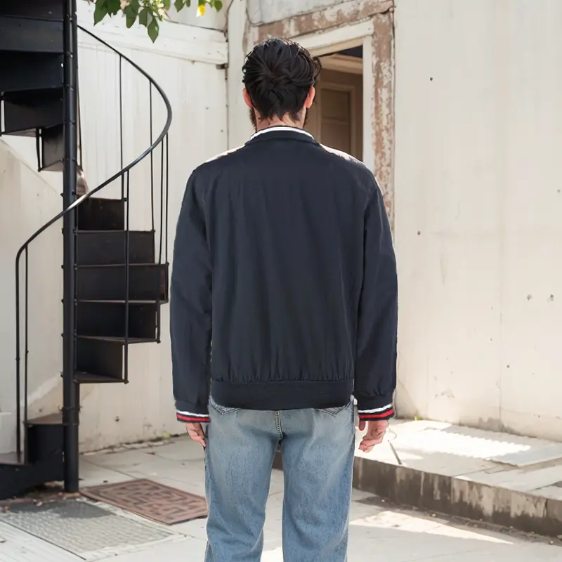 ZD Men's navy bomber work Jacket