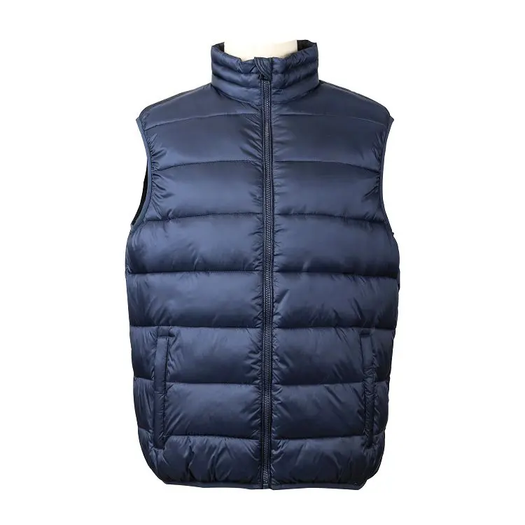 ZD Men's custom sleeveless puffer jacket