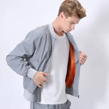 ZD reflective mens bomber jacket