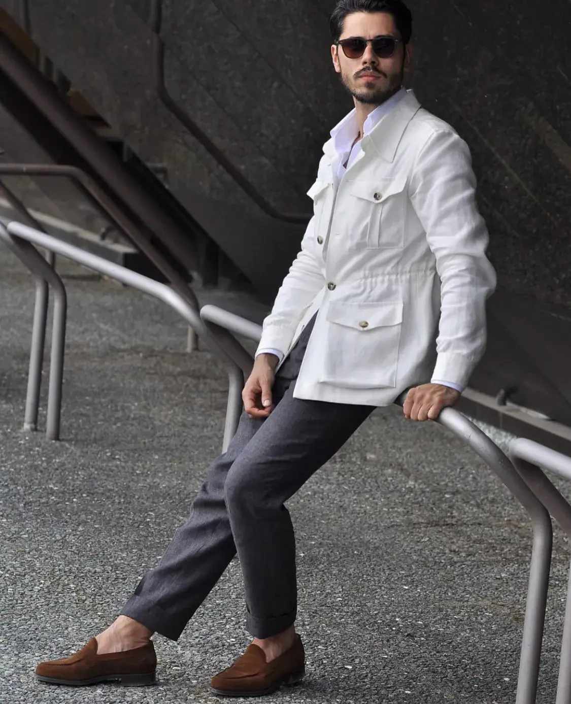 Practical and elegant - safari jacket