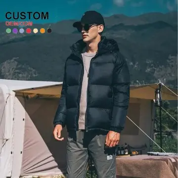 ZD 95 down waterproof black puffer jacket for men