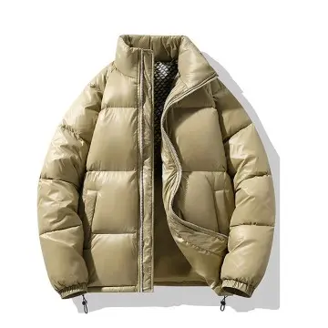 ZD custom mens black puffer jacket