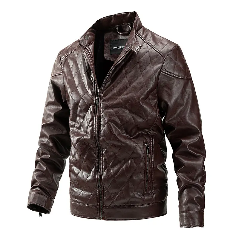 ZD custom vintage black leather jacket