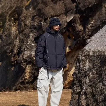 ZD 90 white duck down waterproof puffer jacket