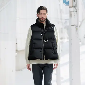 ZD sleeveless black down puffer jacket