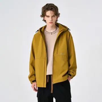 ZD windproof hooded mens black bomber jacket