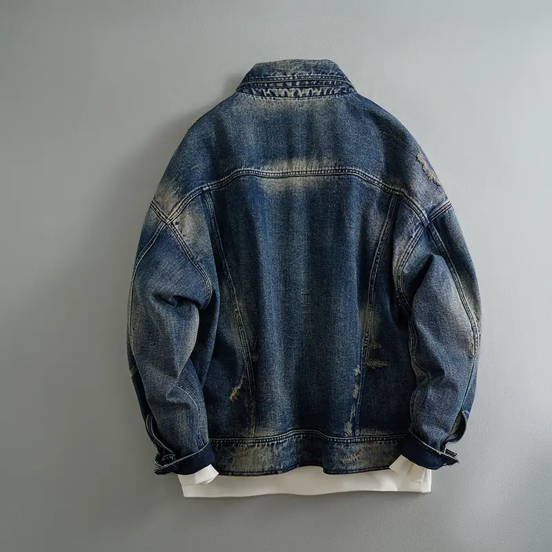 ZD 90/10 down black denim jacket