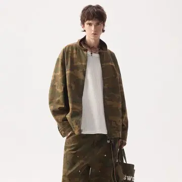 ZD camouflage print work jackets for men