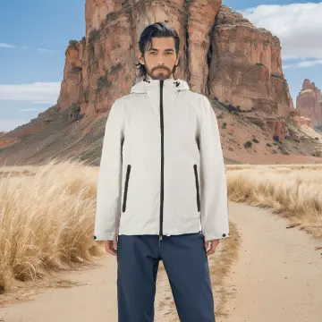 ZD Men's Windproof Waterproof Hiking Outdoor Jacket