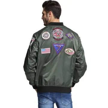 ZD custom embroidery patch flight jacket