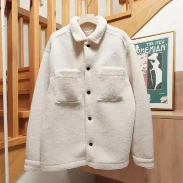 ZD single breasted mens fleece jacket