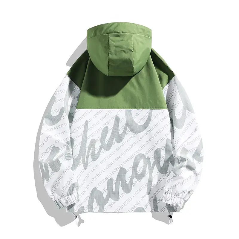 Hooded Spring Printed Jacket For Men.jpg