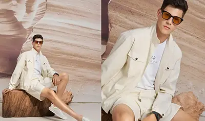 Is it popular to wear jackets with casual shorts this spring and summer