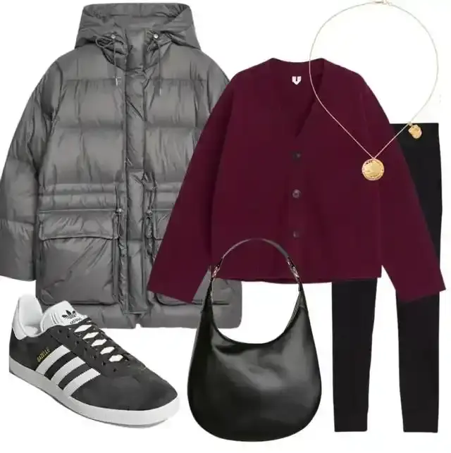 5 good-looking combinations of short down jackets, small and stylish jackets, make winter dressing more innovative