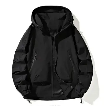 ZD oversized black bomber jacket for men