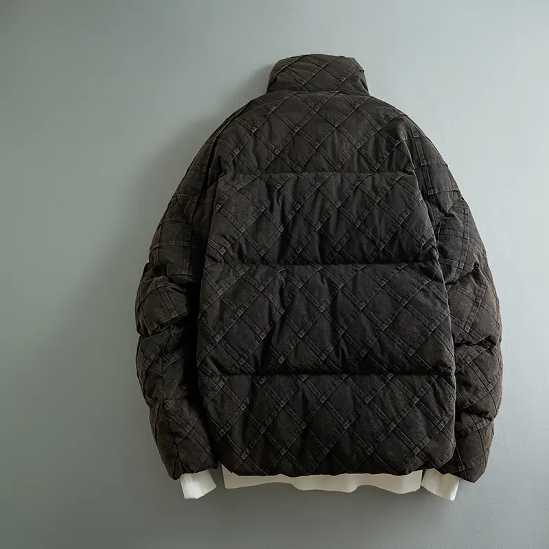 ZD vintage men winter puffer jacket