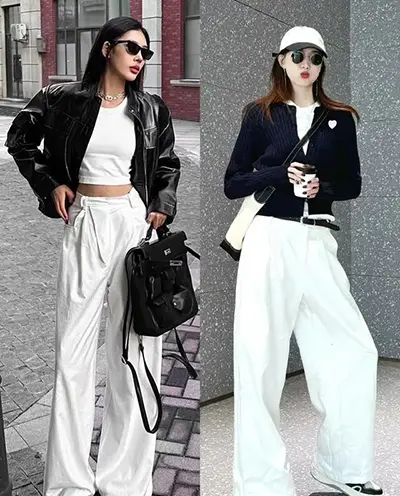 Wearing a jacket in autumn is just right, it makes you look taller, thinner and longer in the legs