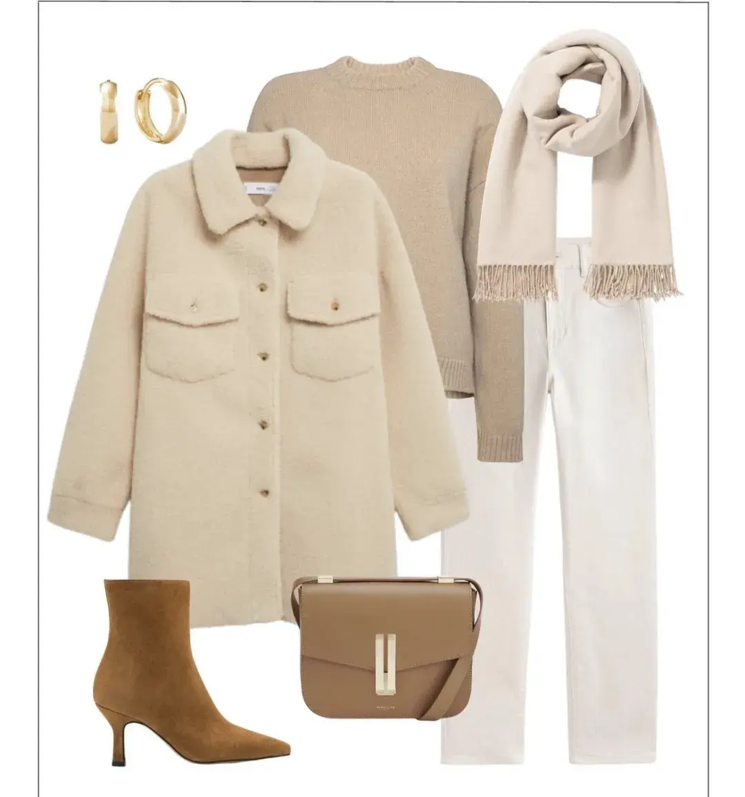 12 ways to match 1 sherpa jacket