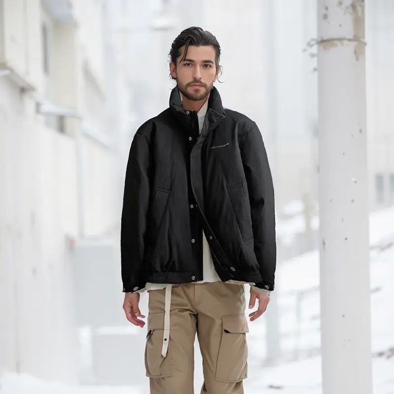 ZD stand collar men’s puffer down jacket