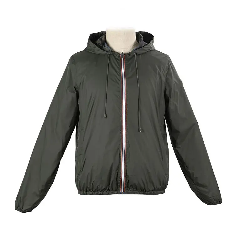 ZD camo print reversible men windbreaker jacket